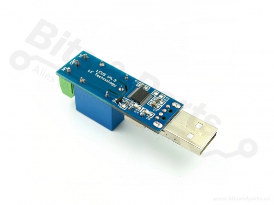 Relais met USB-aansturing LCUS-1  (enkelvoudig)
